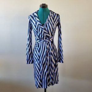 DVF 'New Jeanne Two' Jersey Wrap Dress (Size 0)